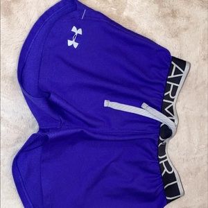 Girls UA shorts size Medium